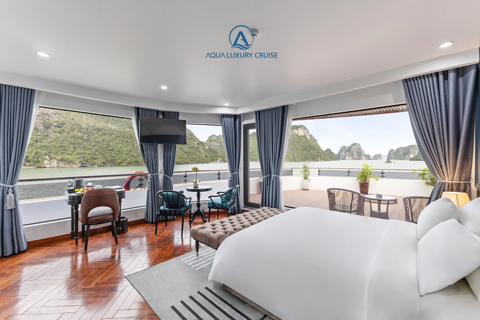 King Suite Terrace auf der Aqua Luxury Cruise